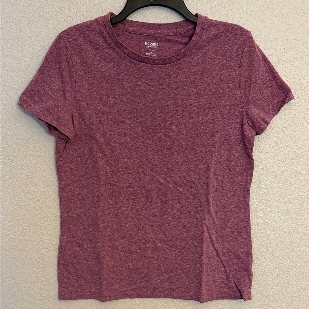 Mossimo Supply Co. Women's Heathered Plum Tee
